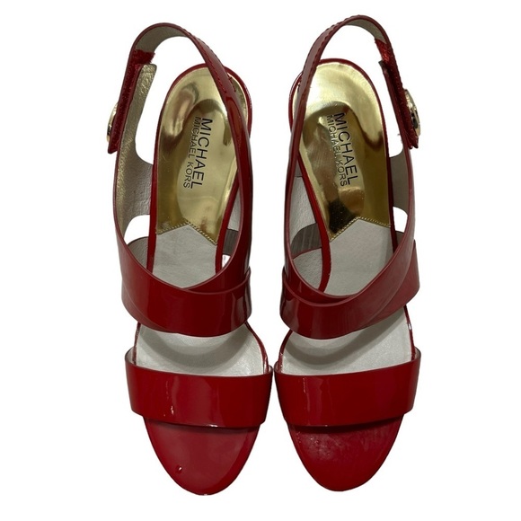 Michael Kors Women’s Red heels Size 10 - Picture 3 of 9